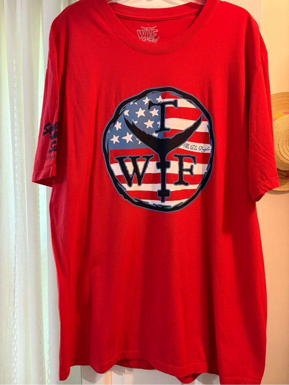 Men's Red Short-Sleeve Logo T-Shirt